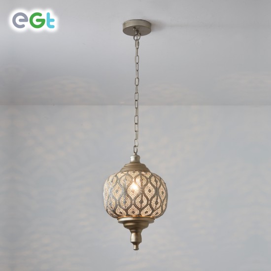 Moroccan Oval Shaped Pendant Light