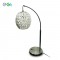 White Rattan Table Lamp