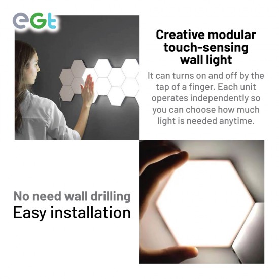 DIY Magnetic Touch Wall Light 3000K