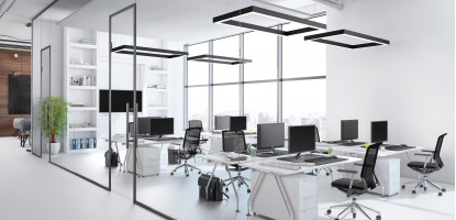 Improved Productivity with Sustainable Office Lighting